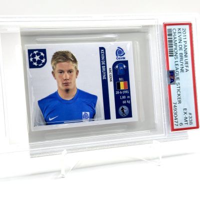 Kevin De Bruyne 2011 Panini UEFA Champions League - Rookie Sticker #338 PSA 6 