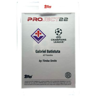 Gabriel Batistuta 2023 Topps Project 22 UK by Timba Smith