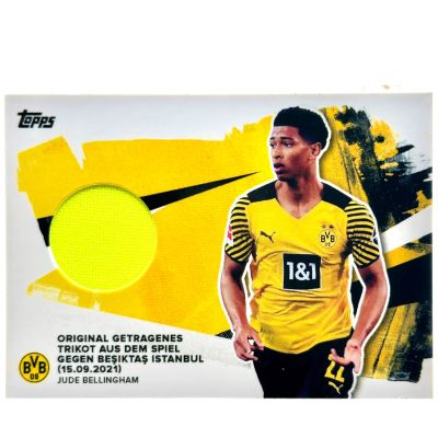 Jude Bellingham 2021 Topps BVB Team Set - Match Worn Patch (Besiktas vs BVB 2021)