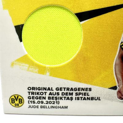 Jude Bellingham 2021 Topps BVB Team Set - Match Worn Patch (Besiktas vs BVB 2021)