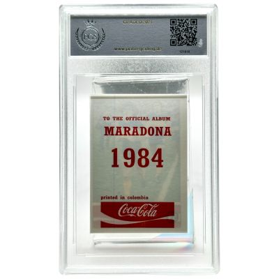 Maradona 1984 Coca Cola Sticker rare Series #54 PGS 6