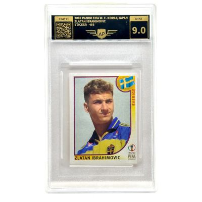 Zlatan Ibrahimovic 2002 Panini World Cup Korea Japan - ROOKIE #456 Suedia AP 9