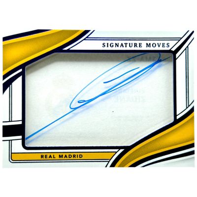 Zinedine Zidane 2023-24 Panini Imaculate - On card AUTO Booklet 02/25 Signature Moves #SMA-ZZ Real Madrid