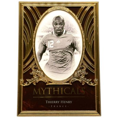 Thierry Henry 2025 Futera Unique Mythicals - Gold Frame 24k 8/10 #MYG20 Franta