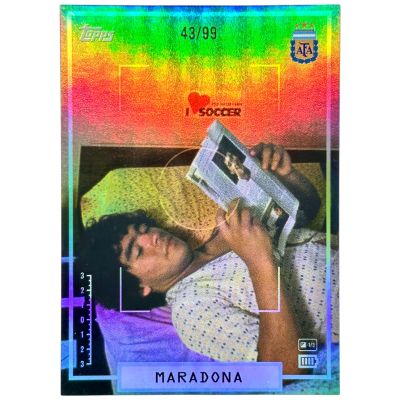 Diego Maradona 2025 Topps Argentina Focus 43/99 #31 Argentina