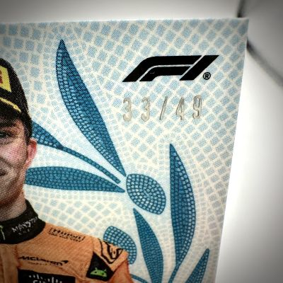 Oscar Piastri 2024 Topps Formula 1 Eccellenza - Triomfo BLUE 33/49 McLaren