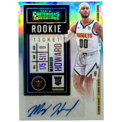Markus Howard 2020-21 Panini Contenders - Rookie Ticket AUTO #163 Denver Nuggets