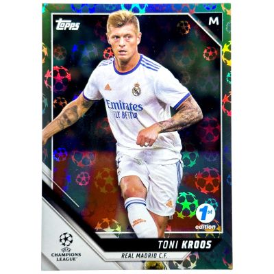 Toni Kroos 2021-22 Topps Champions League 1st Edition - Sparkle #13 Real Madrid