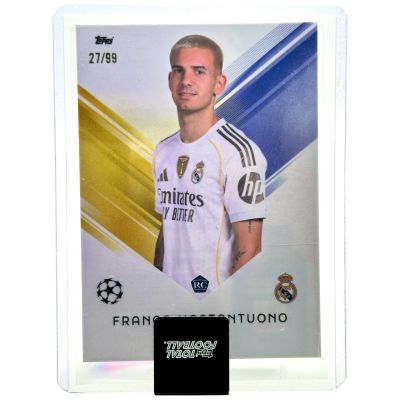 Franco Mastantuono 2025 Topps Total Fotball 27/99 #30 Real Madrid