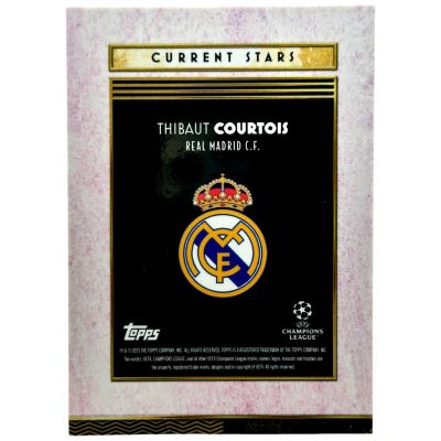 Thibaut Courtois 2025 Topps Deco 31/50 Real Madrid