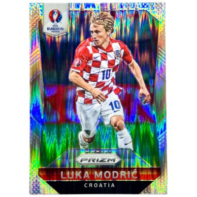 Luka Modric 2016 Panini Prizm Uefa EURO Soccer - FLASH Prizm #180