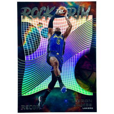 LeBron James 2022-23 Panini Recon Basketball Rock The RIM #1 RECON Lakers