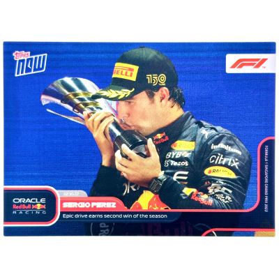 Sergio Perez 2022 Topps Now Formula 1 - Epic Drive earns second win #060
