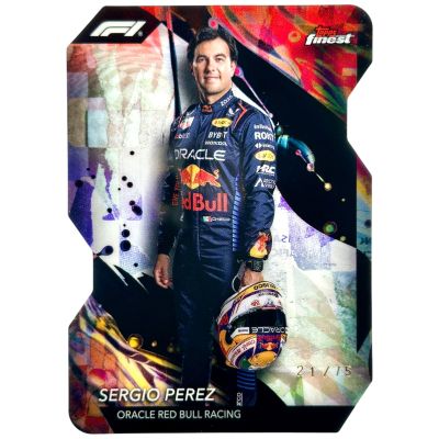 Sergio Perez 2024 Topps Finest Formula 1 Uncommon Die-Cut 21/75 #102