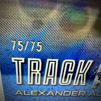 Alexander Albon 2024 Topps Finest Formula 1 - Track Attack Relic Blue 75/75 #TAR-ALB Williams
