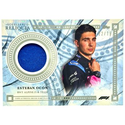 Esteban Ocon 2023 Topps Eccellenza Reliquia Formula 1 22/75 Relic BTW Alpine