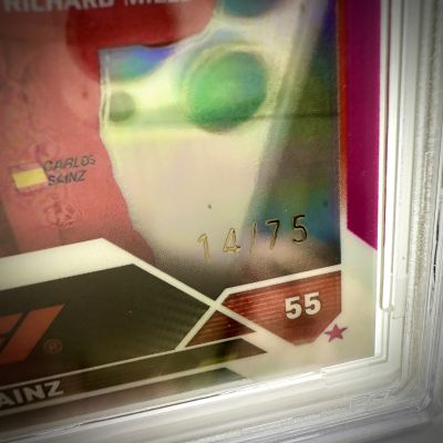 Carlos Sainz 2023 Topps Chrome Formula 1 - PINK 14/75 #18 PSA 10