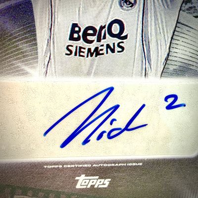 Michel Salgado 2025-26 Topps Los Blancos La casa Blanca AUTO #LC-MS Real Madrid
