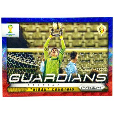 Thibaut Courtois 2014 Panini Prizm FIFA WC Guardians Blue And Red #3