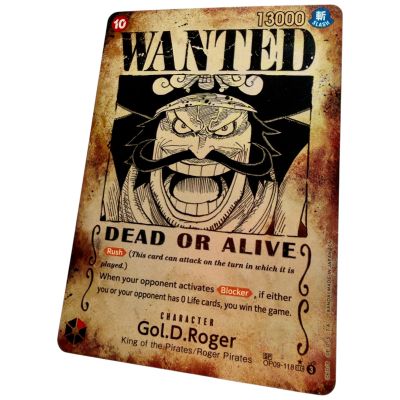 Gol.D.Roger One Piece - WANTED SP SEC OP09-118 OP13 Carrying on His Will