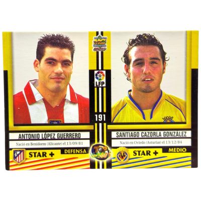 Sergio Ramos 2004 Mundi Cromo Top Liga - Star Foil ROOKIE #191