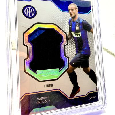 Wesley Sneijder 2025 Daka Ineffable Jerseys Relic #IN-JSY-12 7/45 SIlver Inter Milano CGC 9