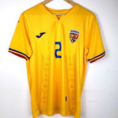 Andrei Ratiu - Tricou Original Romania nr 2 cu autograf (semnat personal)+ Certificat de autenticitate +Dovada Foto