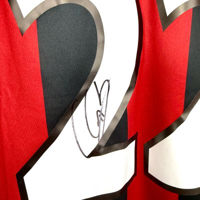 Cosmin Contra Tricou AC Milan Nr 22 cu autograf (semnat personal)+ Certificat de autenticitate+dovada foto