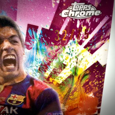Luis Suarez 2024-25 Topps Chrome UCC - Golazo 32/75 #GZ-22 FC Barcelona 