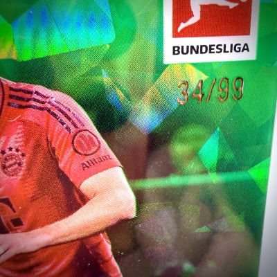 Harry Kane 2024-25 Topps Bundesliga Chrome Sapphire - 34/99 Green Ice #84 Bayern Munchen