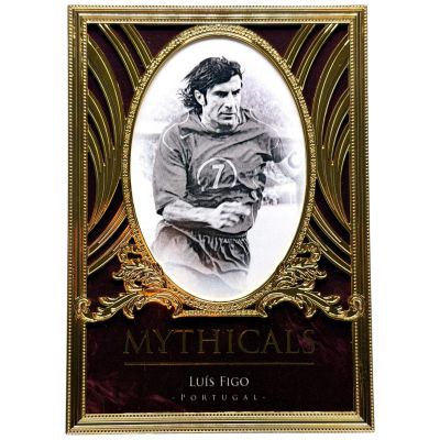 Luis Figo 2025 Futera Unique - Mythicals Goldframe 8/10 #MY-G15 Portugalia