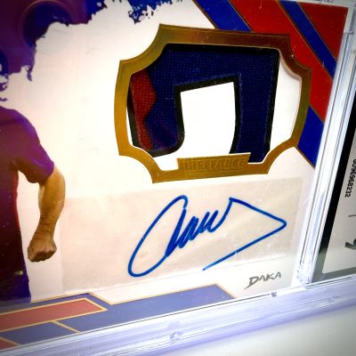 Javier Mascherano 2024-25 Daka FC Barcelona Ineffable AUTO Patch #IN-SJ-6 Gold