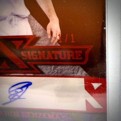 Karim Benzema 2022 Leaf Trading Ultimate Signature AUTO #S-KB1 1/1 Real Madrid