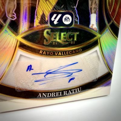 Andrei Ratiu 2025-26 Panini Select La Liga - AUTO Prizm #S-ARA Rayo Vallecano