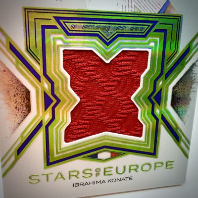 Ibrahima Konate 2026 Futera Incredbibles - Match Worn Patch 07/07 #EU23 FC Liverpool