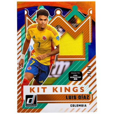 Luis Diaz 2025-26 Panini Donruss Road To World Cup - Kit Kings RELIC 29/99 #KK-LD Columbia