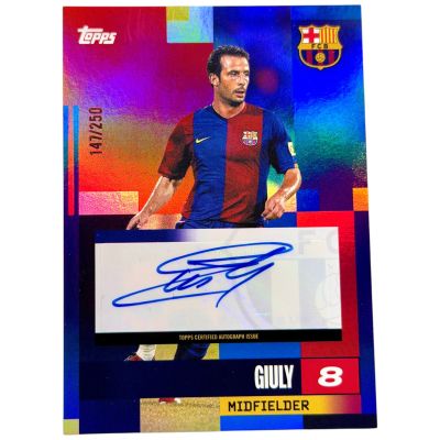 Giuly 2024-25 Topps FC Barcelona Team Set - AUTO 147/250 #AU-LG