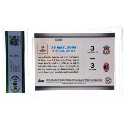 Steven Gerrard 2024-25 Topps Finest UCL - Comebacks #FC-5 FC Liverpool SOLLYS 10