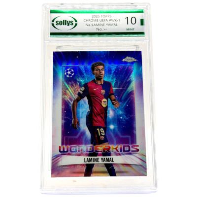 Lamine Yamal 2024-25 Topps Chrome UCC - Wonderkids #WC-1 FC Barcelona SOLLYS 10