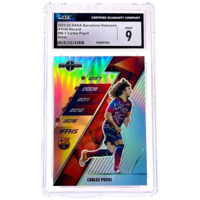 Carlos Puyol 2022-23 Daka FC Barcelona Holocene - IFFHS Record 42/50 #IR-1 CGC 9