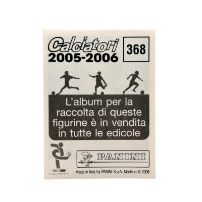 Cristian Chivu 2005-06 Panini Calciatori Sticker #368 AS Roma