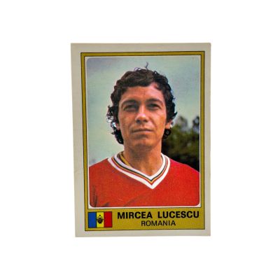 Mircea Lucescu 1976-77 Panini Euro Football #251 Dinamo Bucuresti