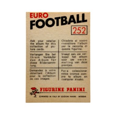 Cornel Dinu 1976-77 Panini Euro Football #252 Dinamo Bucuresti