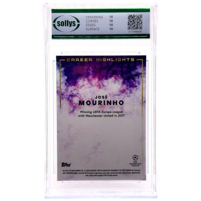 Jose Mourinho 2022 Topps Jose Mourinho - Career Highlights Manchester United Sollys 10