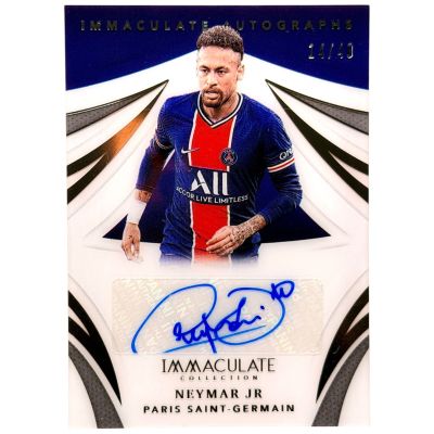 Neymar Jr 2021 Panini Immaculate Soccer - Auto 14/49 #IA-NJR PSG 