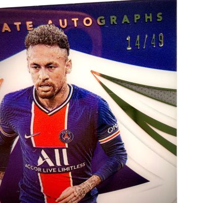 Neymar Jr 2021 Panini Immaculate Soccer - Auto 14/49 #IA-NJR PSG 