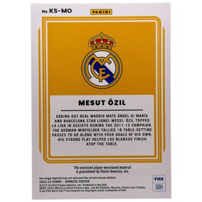 Mesut Ozil 2022-23 Panini Donruss Soccer - Player Worn RELIC #KS-MO Real Madrid