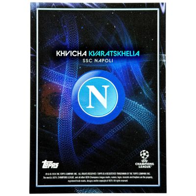 Kvicha Kvaratskelia 2023-24 Topps Knockout UCL - 42/49 Napoli