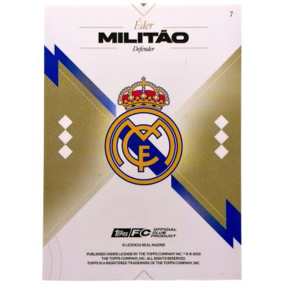 Eder Militao 2025 Topps Los Blancos - 52/99 #7 Real Madrid