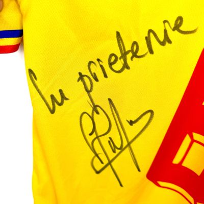 Gica Popescu - Tricou cu semnatura + certificat de autenticitate Generatia de aur 